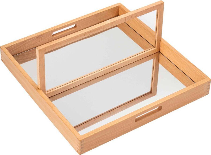 Educo Spiegelkist Houten speelgoed Houten puzzel Educatief speelgoed Kinderspeelgoed Vanaf 3 jaar