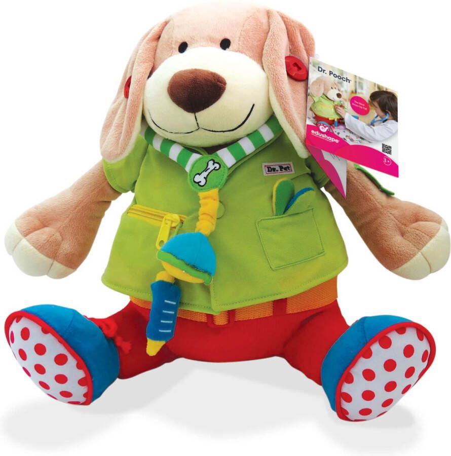 Edushape Activiteitenknuffel Dr. Pooch