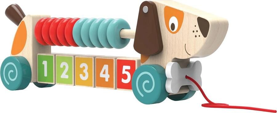 Edushape Trekfiguur Counting Pull-A-Pup