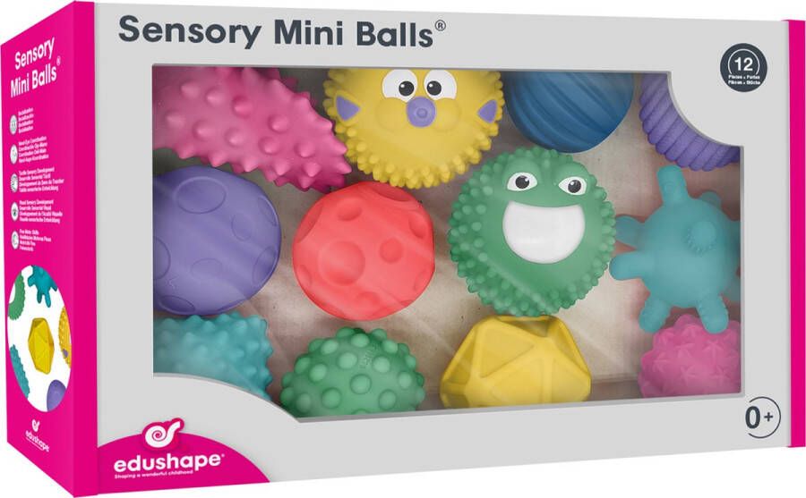 Edushape Sensory Mini Balls 12 pcs