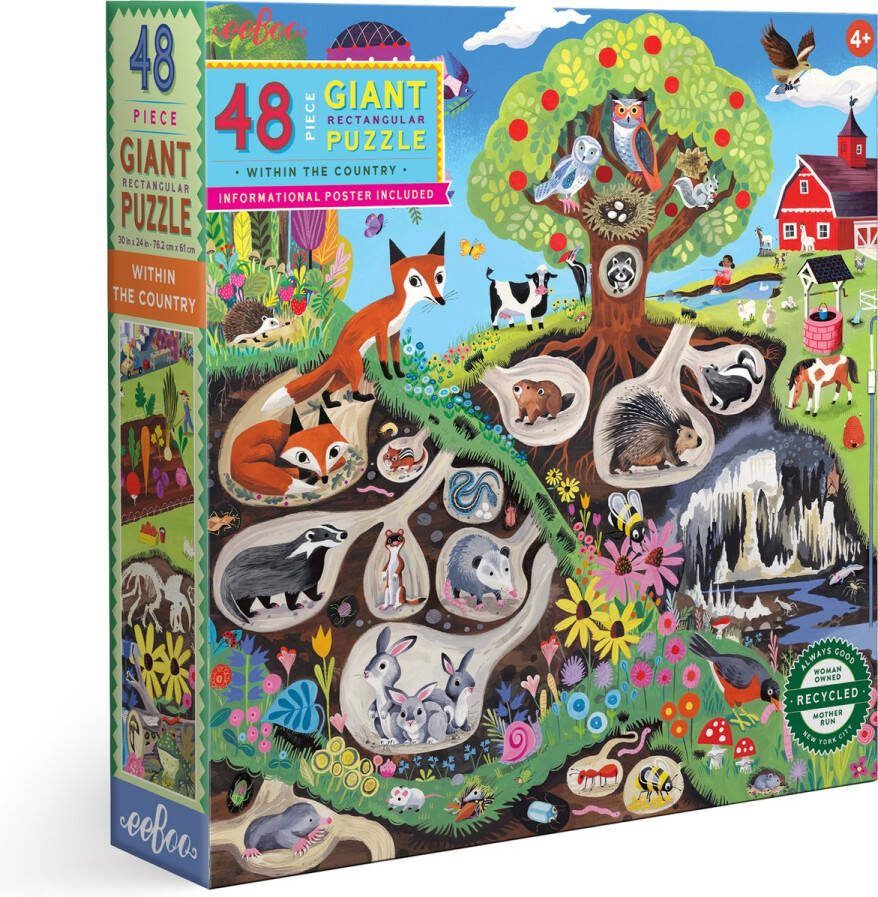 Puzzel eeboo within the country 48 stukjes