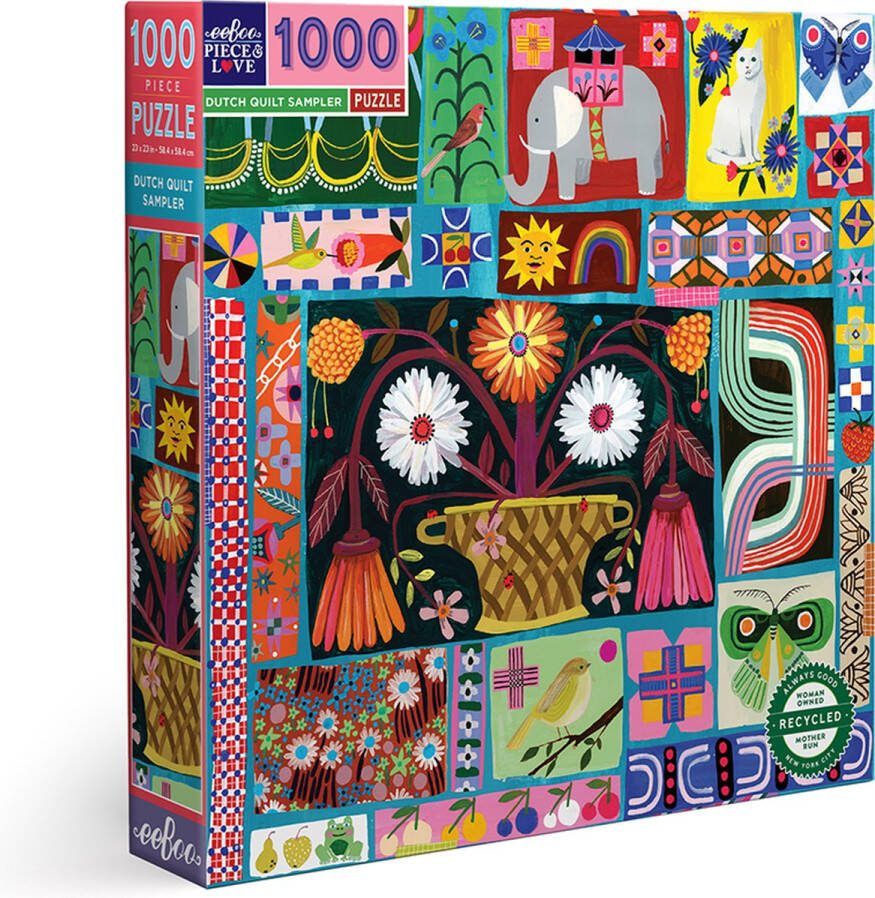 Eeboo puzzel Dutch Quilt Sampler (1000)