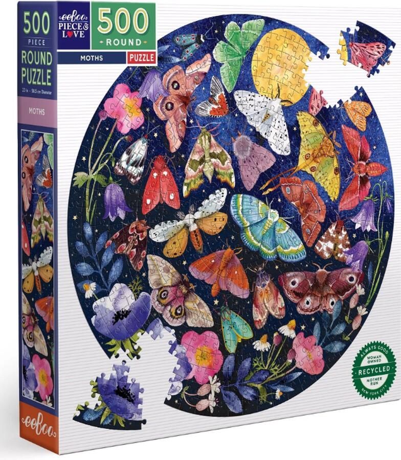 Eeboo Moths (500)