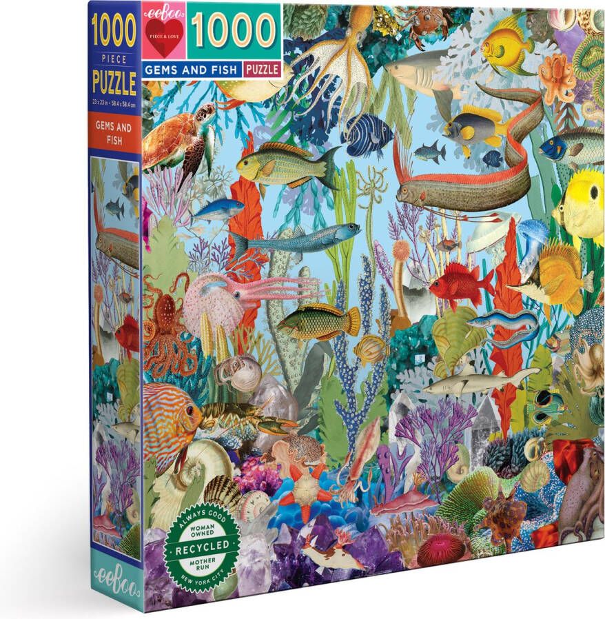 Eeboo Gems and Fish (1000)