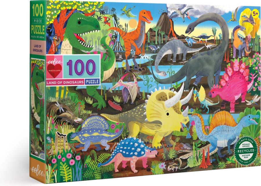 Eeboo Land of Dinosaurs (100)