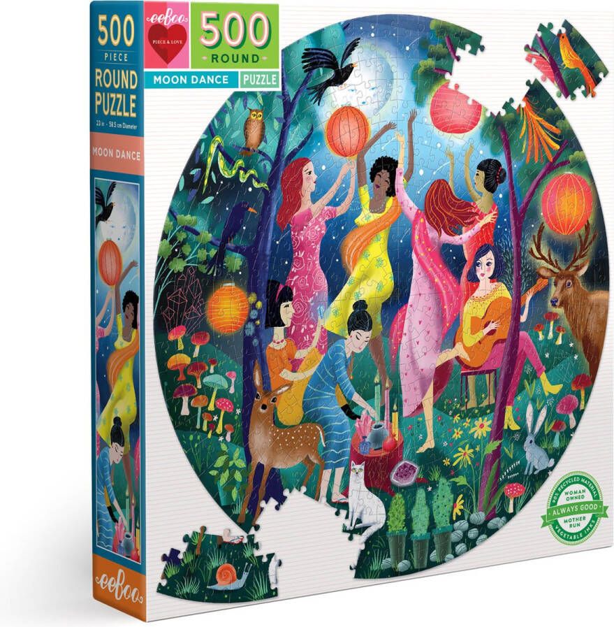 Eeboo Moon Dance Blokpuzzel 500 stuk(s) Kunst