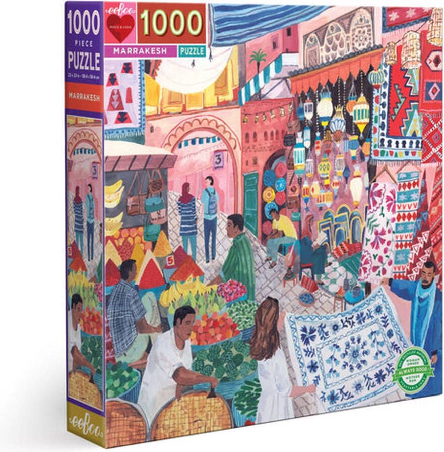 Eeboo Marrakesh Legpuzzel 1000 stuk(s) Kunst