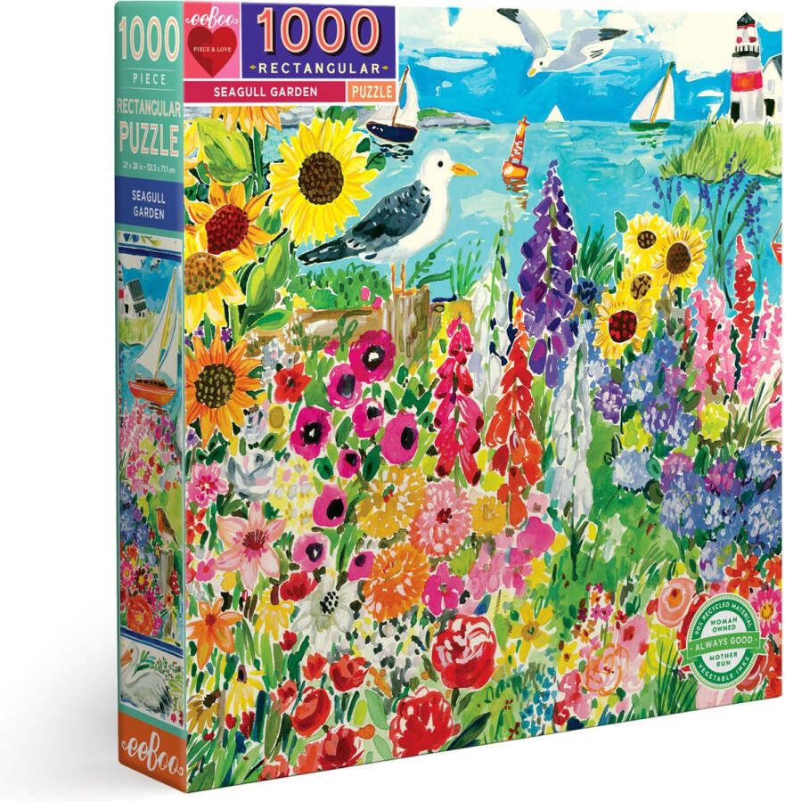 Eeboo puzzel Seagull Garden (1000)