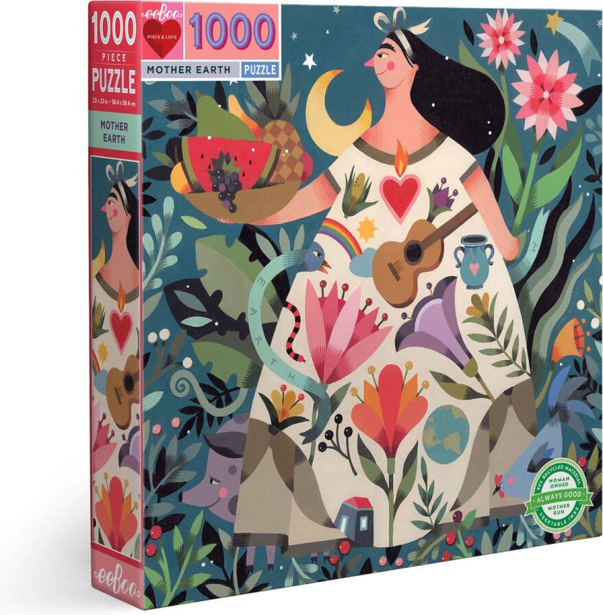 Eeboo puzzel Mother Earth 1000 stukjes