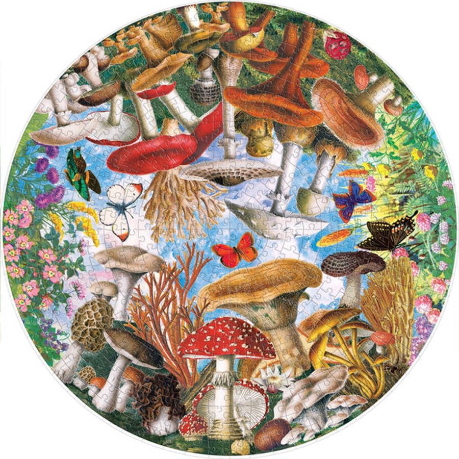Eeboo Mushrooms and Butterflies Blokpuzzel 500 stuk(s) Kunst