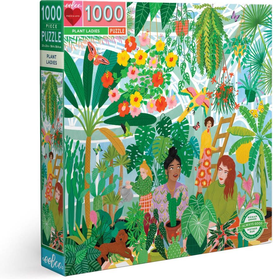 Eeboo Puzzel Plant Ladies (1000)