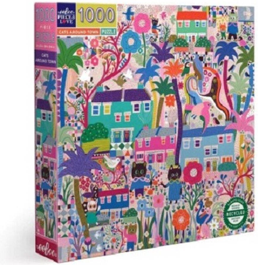 Eeboo puzzel Cats Around Town (1000)