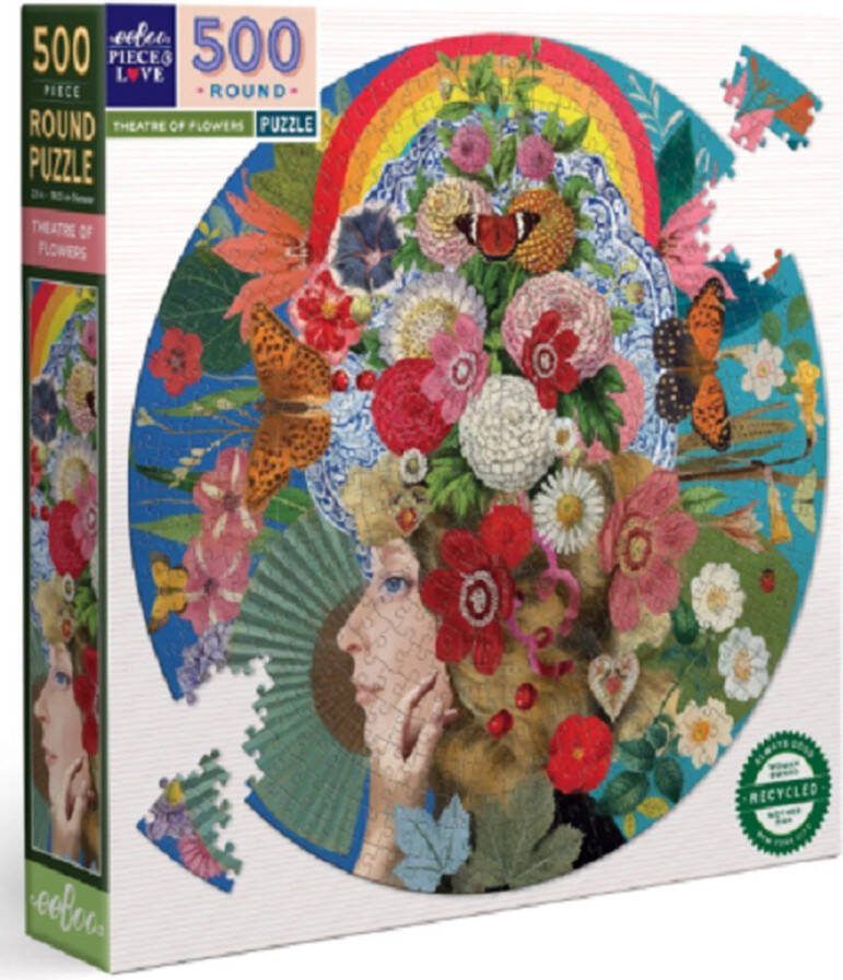 Eeboo puzzel Theatre of Flowers (500)rond