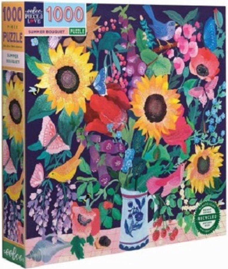 EeBee puzzel Eeboo Summer Bouquet (1000)