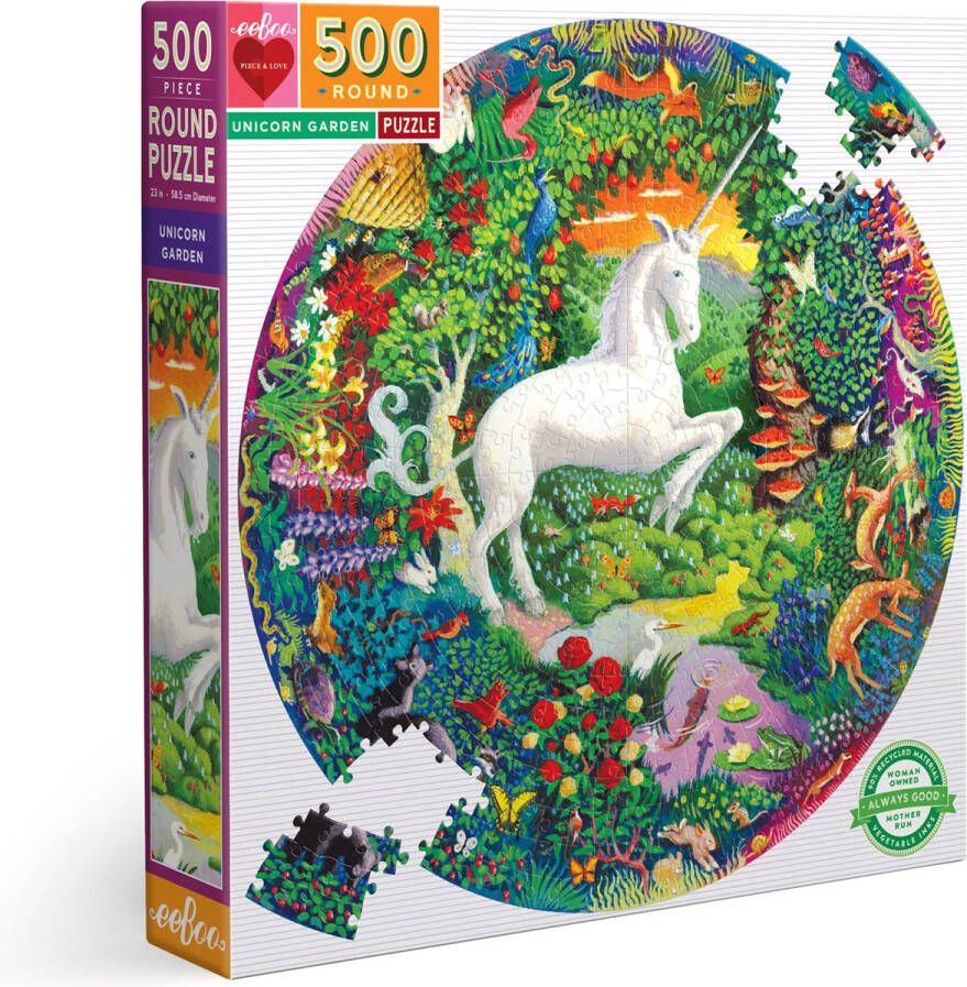 Eeboo Unicorn Garden (500)