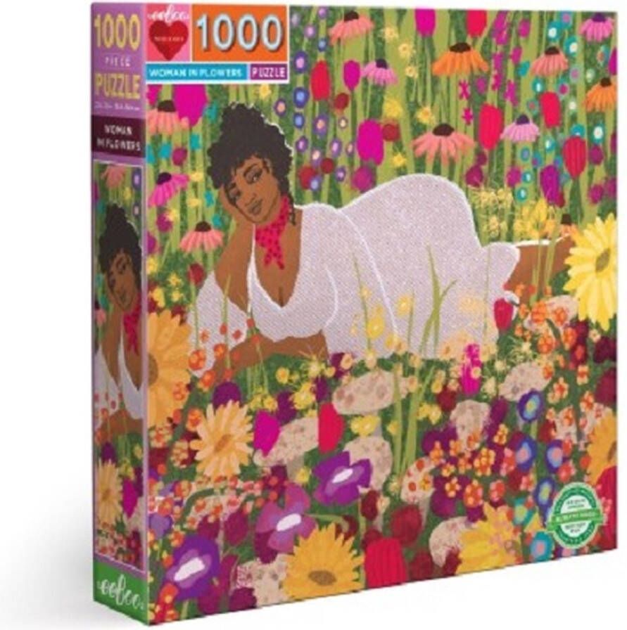 Eeboo puzzel Woman in Flowers (1000)