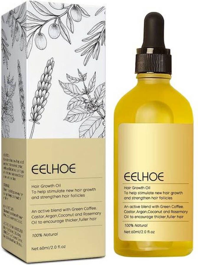 Eelhoe Rozemarijn Haarolie 60mL Voeding Hoofdhuid Stimuleert Haar Haargroei Haarverzorgingsolie Rosemary Hair Oil Nourishment Scalp Stimulates Hair Growth Hair Care Oil