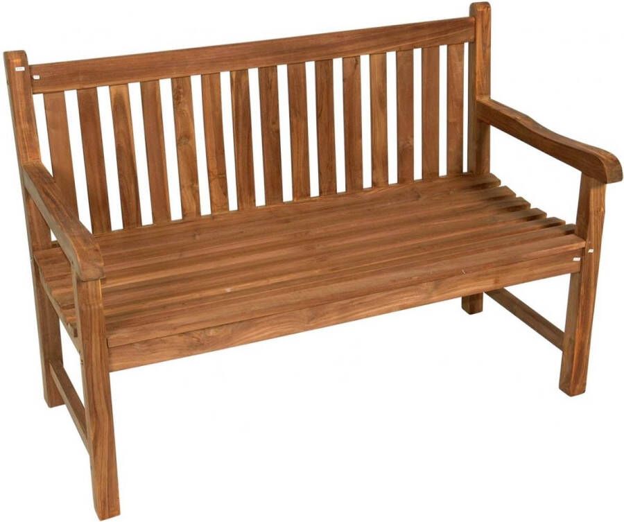 EezyLife Teak houten tuinbank tuinmeubel bank zitbank 130cm