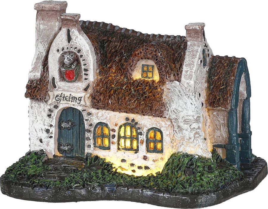 Efteling – miniature Huis van de Zeven geitjes l10xw8xh7cm Woonaccessoires en seizoensgebondendecoratie
