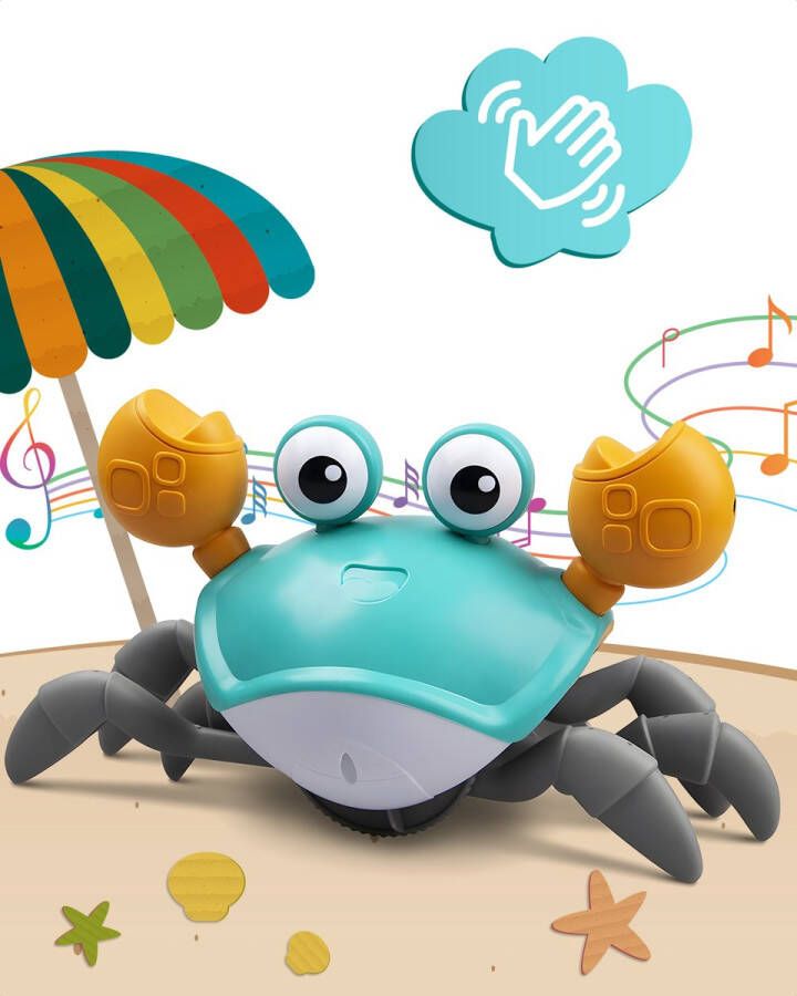 EGA Toys Lopende Krab Walking Crab Speelgoed – Toy Baby Peuter Hondenspeelgoed Hondenspeeltjes