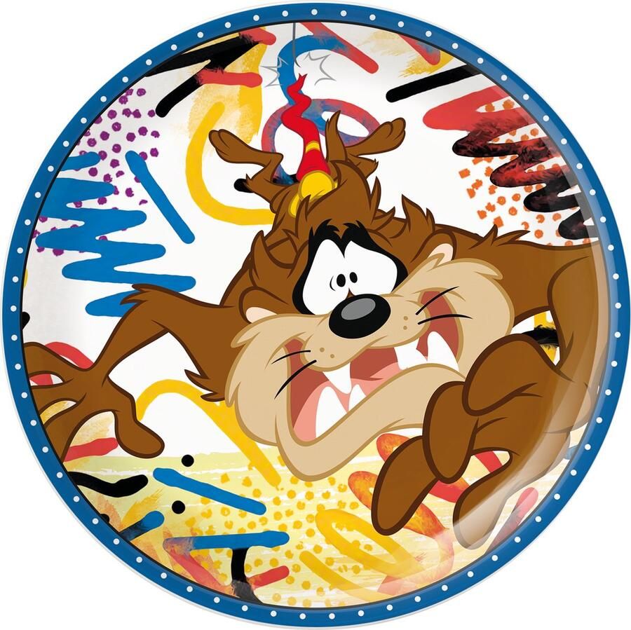 Egan Looney Tunes Dessertbord Ontbijtbord Tazmanian Devil 19 3cm