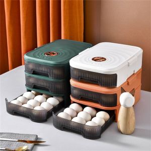 EGG BOX 2023 Oranje- Eierdoos- Bewaardoos eieren Stapelbaar Eieren opbergen 18 Eieren- Eierhouder Eierbox- Camperen