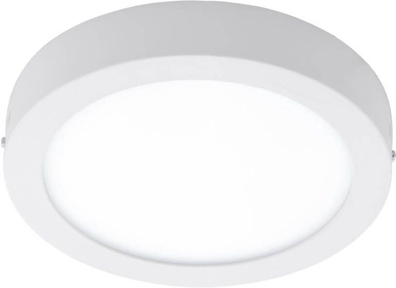 EGLO Led-plafondlamp voor buiten ARGOLIS Ø22 5 x H3 5 cm inclusief 1x led-plank (elk 16 5W 1600lm 3000K) hoogwaardige plafondlamp IP44 spatwaterdicht ook voor buiten en badkamer warm witte lichtkleur zeer plat