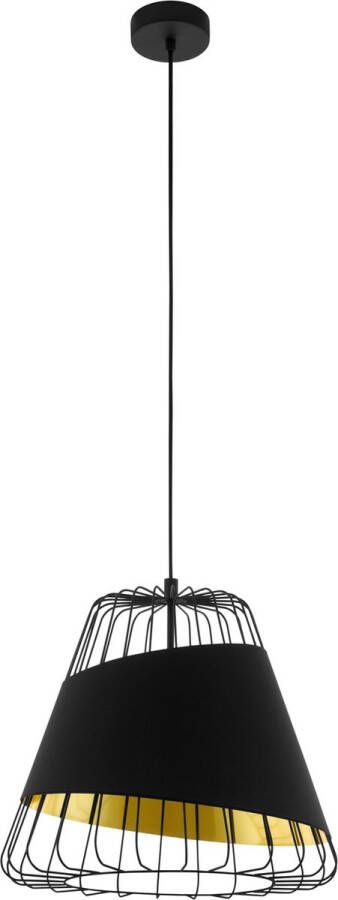 EGLO Hanglamp AUSTELL zwart ø36 x h110 cm excl. 1x e27 (elk max. 60 w) hanglamp