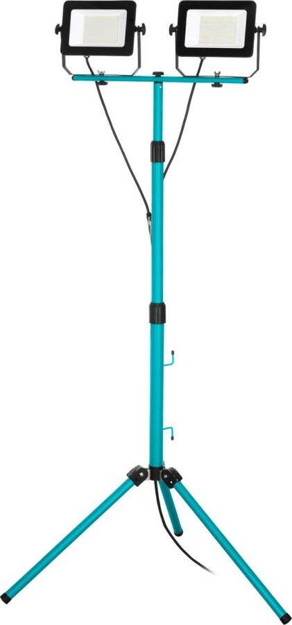 Eglo Avelar Werklamp Bouwlamp LED statief 2x52W 11600 lm IP65 Kantelbaar Draaibaar