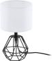 EGLO tafellamp Carlton 2 zwart wit Ø16 cm Leen Bakker - Thumbnail 1