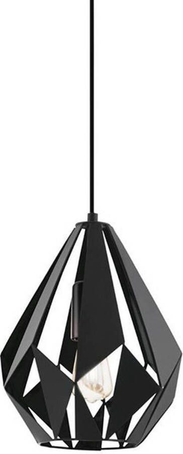 EGLO  Carlton 5 Hanglamp - E27 - Ø 20 5 cm - Zwart