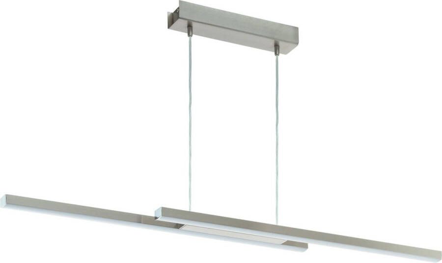 EGLO Hanglamp FRAIOLI-C nikkel-mat l105 5 x h120 x b10 cm inclusief 2 x led-plank app