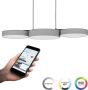 EGLO Connect .z Barbano-Z Hanglamp 82 cm Grijs Wit Instelbaar RGB & wit licht Dimbaar Zigbee - Thumbnail 1