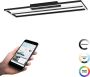 EGLO Connect.z Calagrano-Z Smart Plafondlamp - 64 cm - Zwart Wit - Instelbaar RGB & wit licht - Dimbaar - Zigbee - Thumbnail 1
