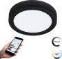 EGLO Connect .z Fueva-Z Smart Opbouwlamp Ø 21 cm Zwart Wit Instelbaar wit licht Dimbaar Zigbee - Thumbnail 1