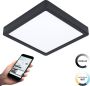 EGLO Connect .z Fueva-Z Smart Opbouwlamp 21 cm Zwart Wit Instelbaar wit licht Dimbaar Zigbee - Thumbnail 1