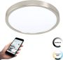 EGLO  connect.z Fueva-Z Smart Opbouwlamp - Ø 28 5 cm - Grijs Wit - Instelbaar wit licht - Dimbaar - Zigbee - Thumbnail 1