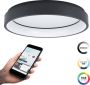 EGLO Connect .z Marghera-Z Smart Plafondlamp Ø 60 cm Zwart Wit Instelbaar RGB & wit licht Dimbaar Zigbee - Thumbnail 1