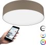 EGLO Connect .z Romao-Z Smart Plafondlamp Ø 57 cm Wit Taupe Instelbaar RGB & wit licht Dimbaar Zigbee - Thumbnail 1