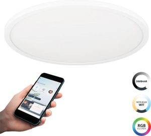 EGLO Connect .z Rovito-Z Smart Plafondlamp Ø 42 cm Wit Instelbaar RGB & wit licht Dimbaar Zigbee