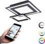 EGLO Connect .z Savatarila-Z Smart Plafondlamp 45 cm Zwart Wit Instelbaar RGB & wit licht Dimbaar Zigbee - Thumbnail 1