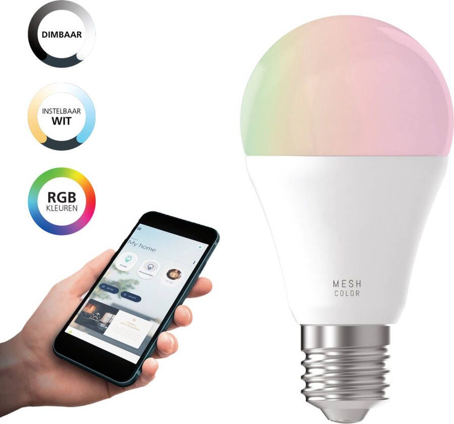 EGLO Connect .z Smart LED Lamp E27 Ø 6 cm Instelbaar RGB & wit licht Dimbaar Zigbee