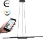 EGLO Connect .z Zillerio-Z Smart Hanglamp 116 cm Zwart Wit Instelbaar wit licht Dimbaar Zigbee - Thumbnail 1