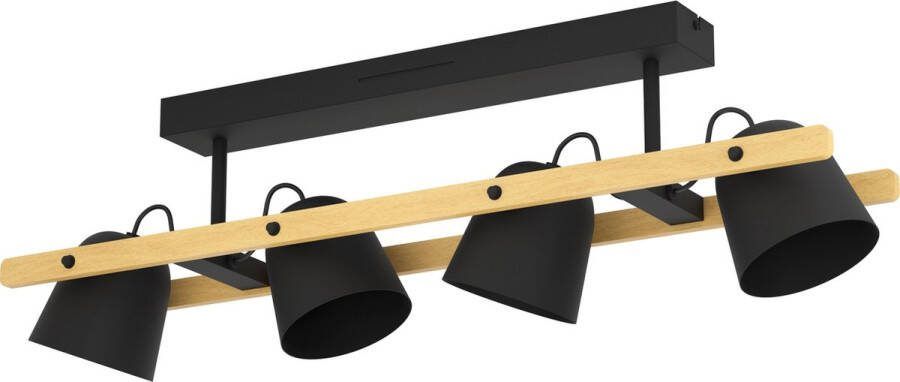 EGLO Plafondlamp HORNWOOD-Z FSCM70HB ZigBee app en spraakbesturing Alexa RGB dimbaar 78 cm (1 stuk)