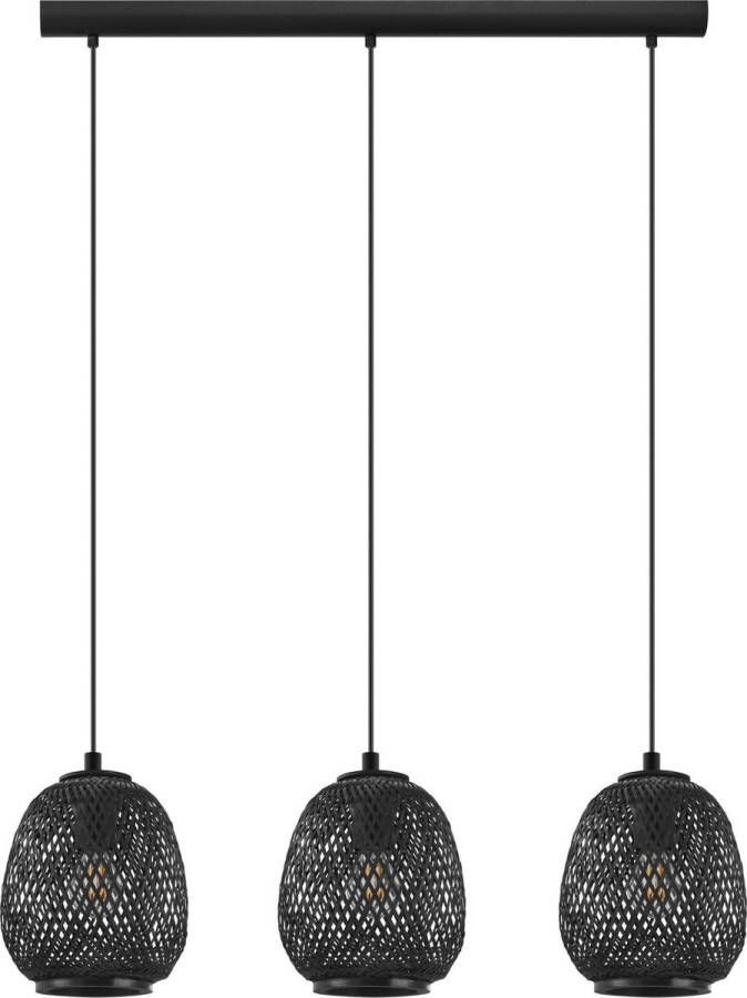 EGLO  Dembleby 1 - Hanglamp - E27 - 90 cm - Zwart