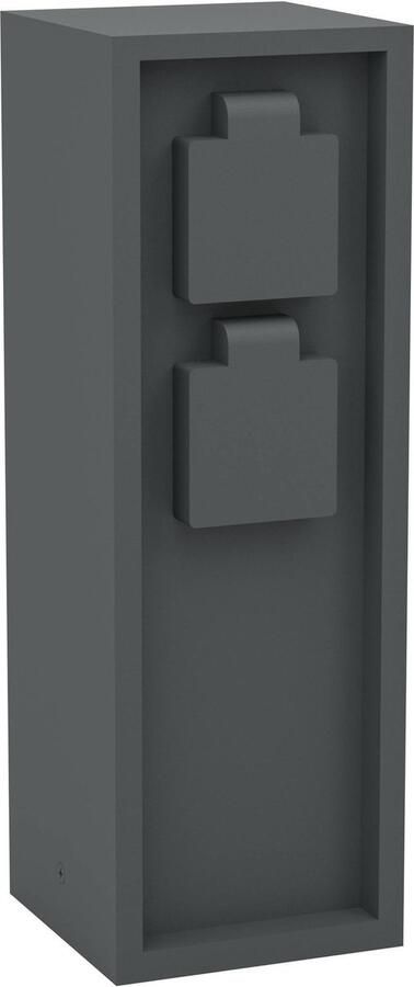 Eglo Park5 Stopcontact Zuil Buiten 30 cm Antraciet