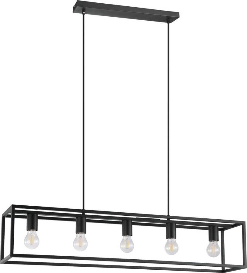 EGLO  Eldrick Hanglamp - E27 - 100 cm - Zwart