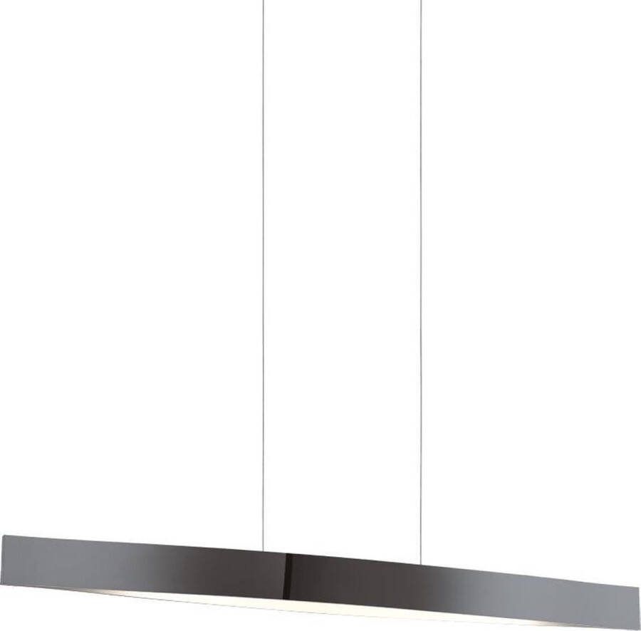 Eglo Fornes Hanglamp LED Lengte 970mm. Nikkel-Nero