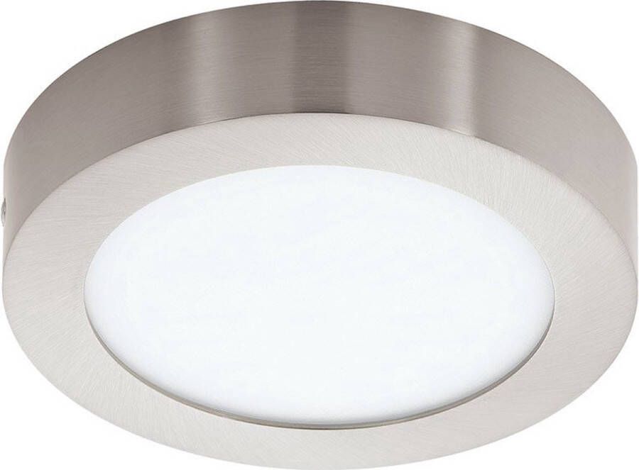 Eglo Fueva 1 Plafonnière LED Ø170mm. Nikkel 3000K