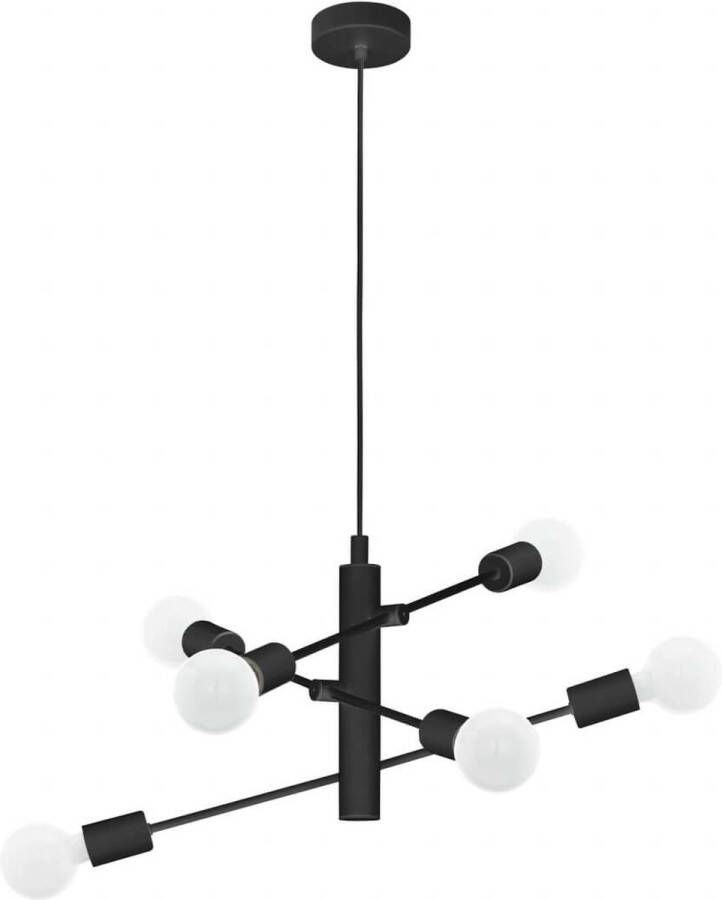 EGLO Gradoli 1 Hanglamp E27 Ø 71 cm Zwart